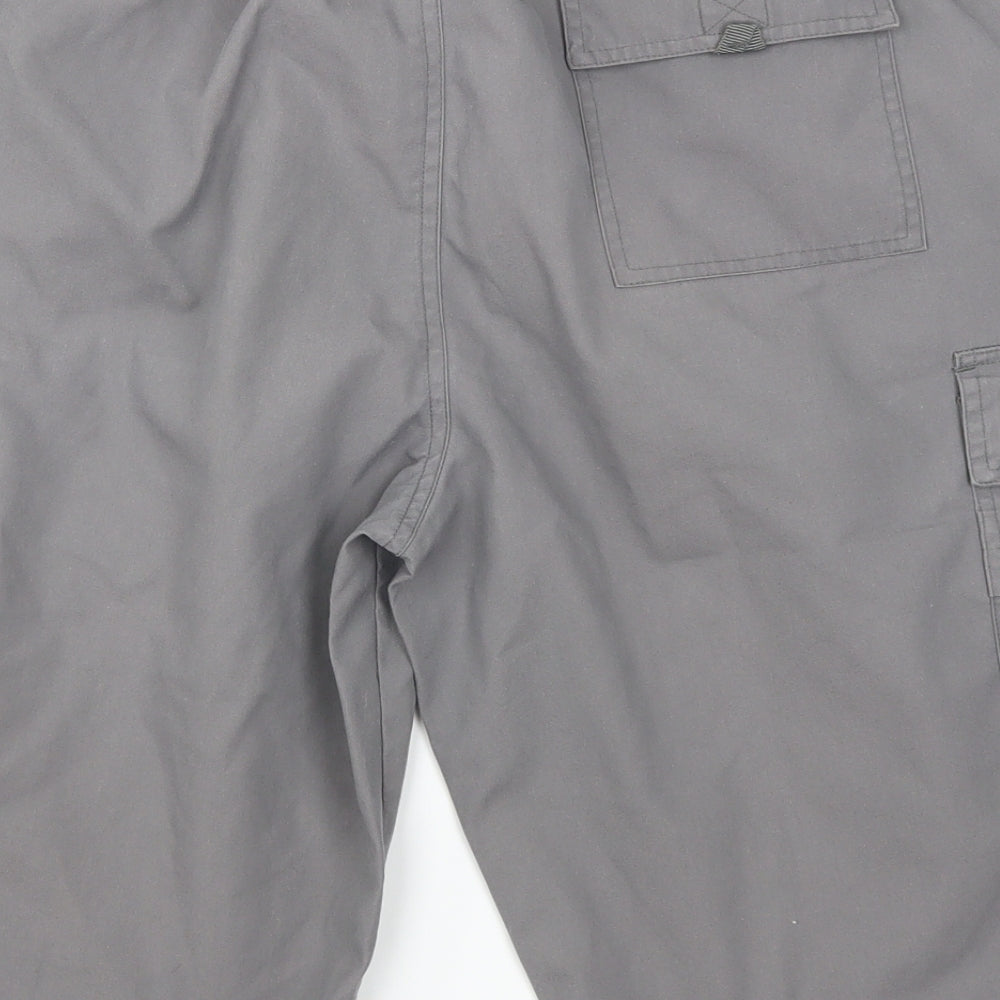 Burton Mens Grey   Cargo Shorts Size M