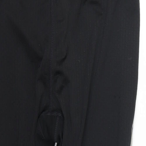 Athletic Works Womens Black   Cropped Leggings Size 8 L18 in