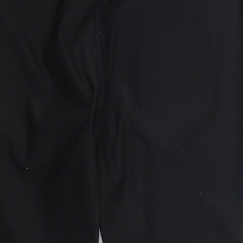 Athletic Works Womens Black   Cropped Leggings Size 8 L18 in