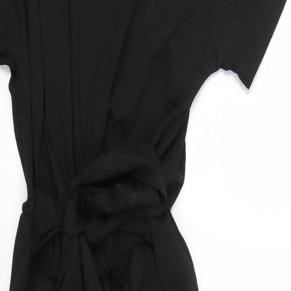 NEXT Womens Black   Jumpsuit One-Piece Size 8 L19 in