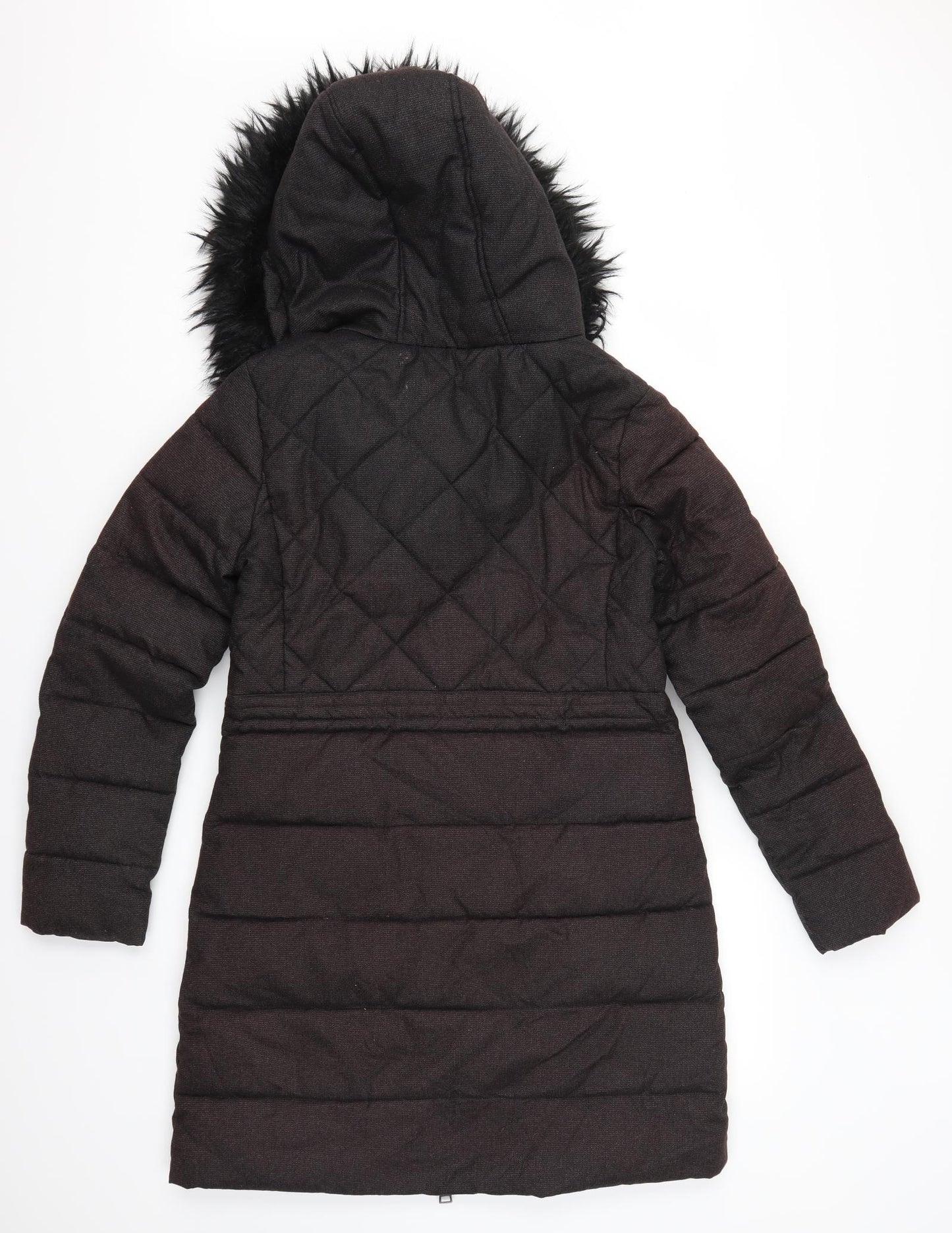 Camaïeu Womens Brown   Parka Coat Size 8