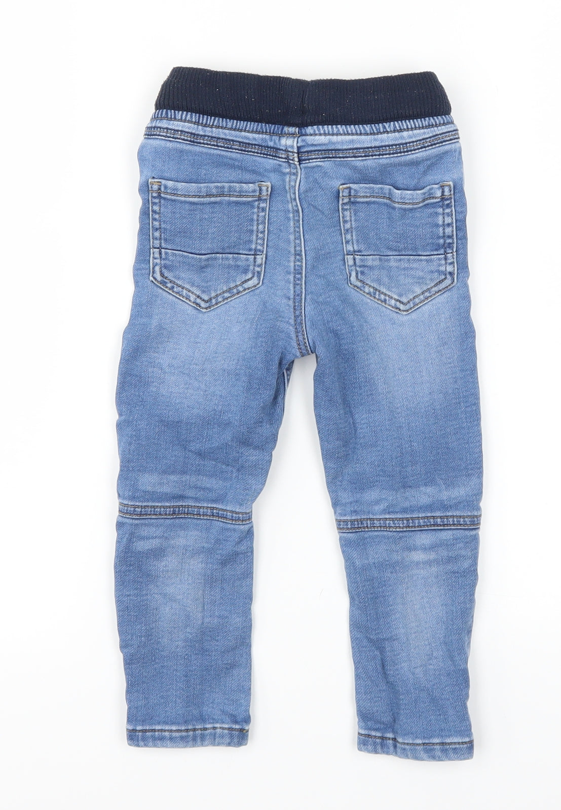 Matalan Boys Blue  Denim Capri Jeans Size 18-24 Months