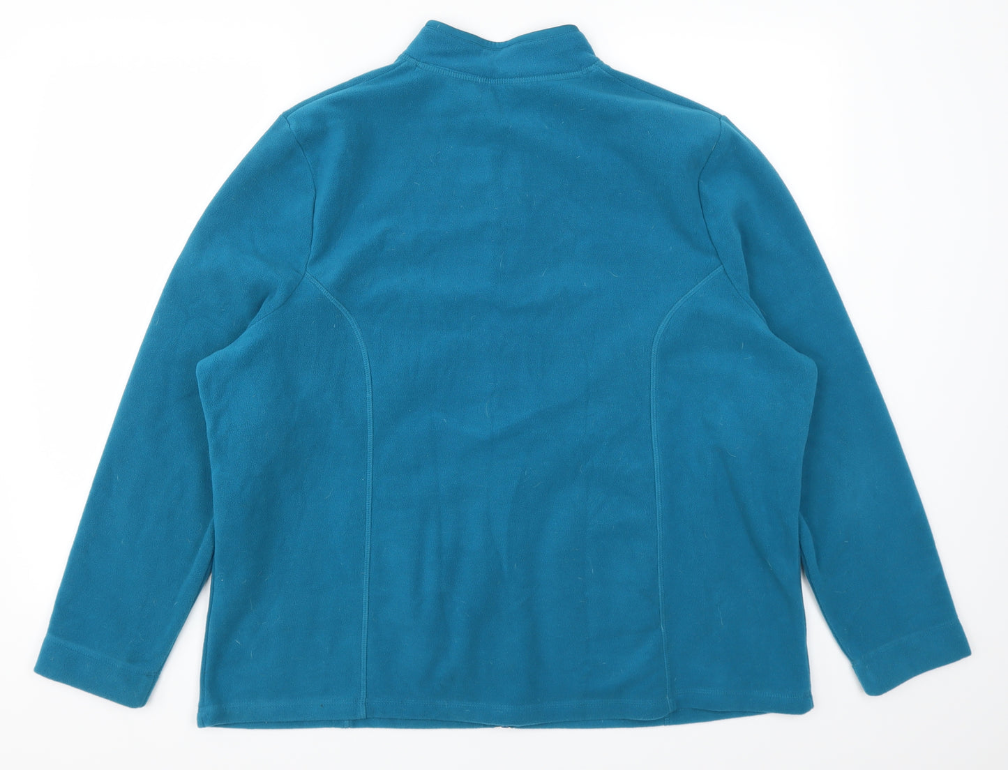 TU Womens Blue  Fleece Jacket  Size 22