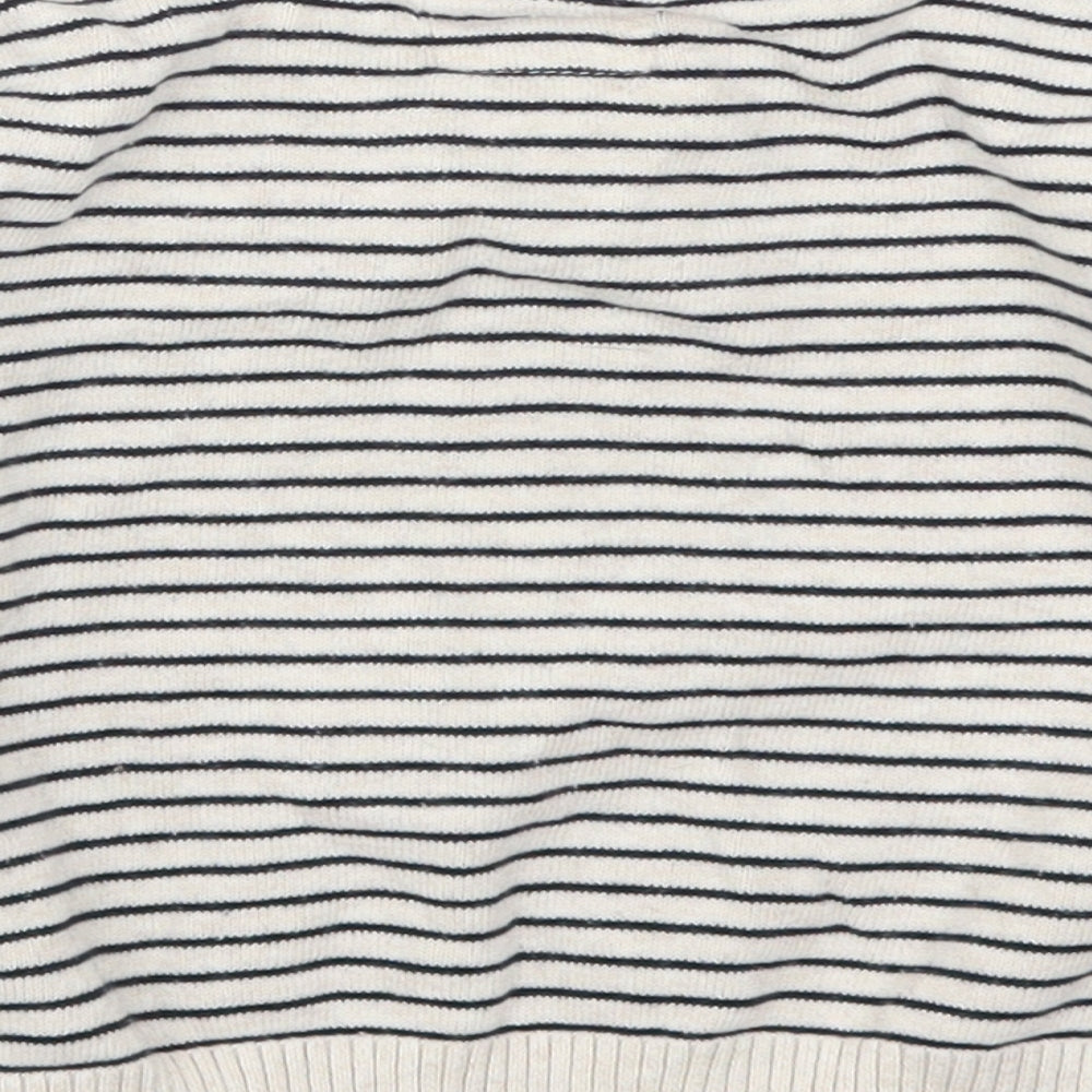 Primark Boys Beige Striped  Pullover Jumper Size 2-3 Years