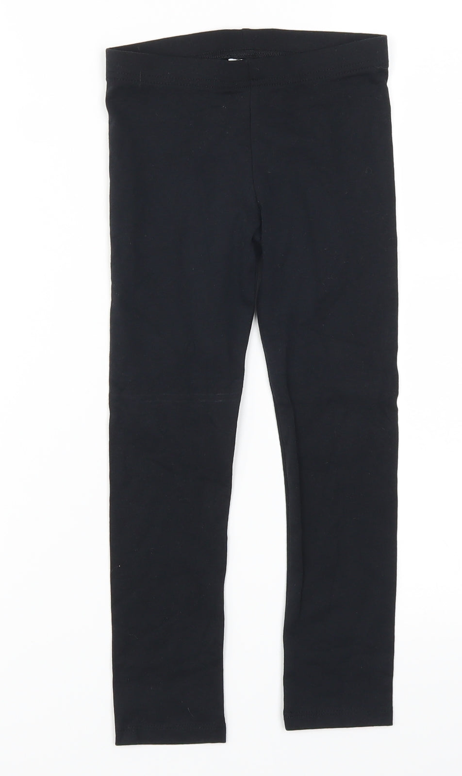 F&F Girls Black   Carrot Trousers Size 5-6 Years