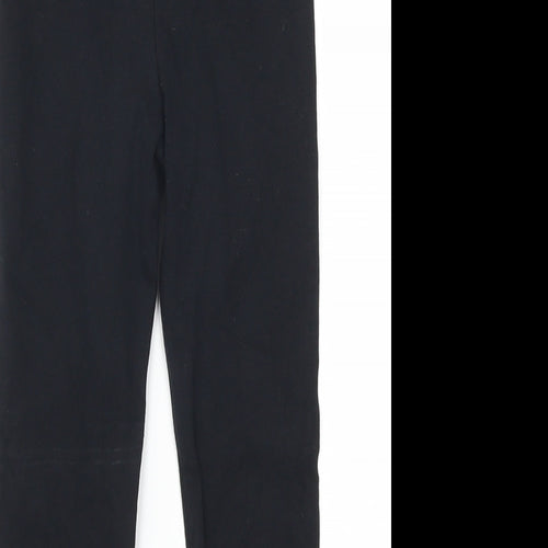 F&F Girls Black   Carrot Trousers Size 5-6 Years