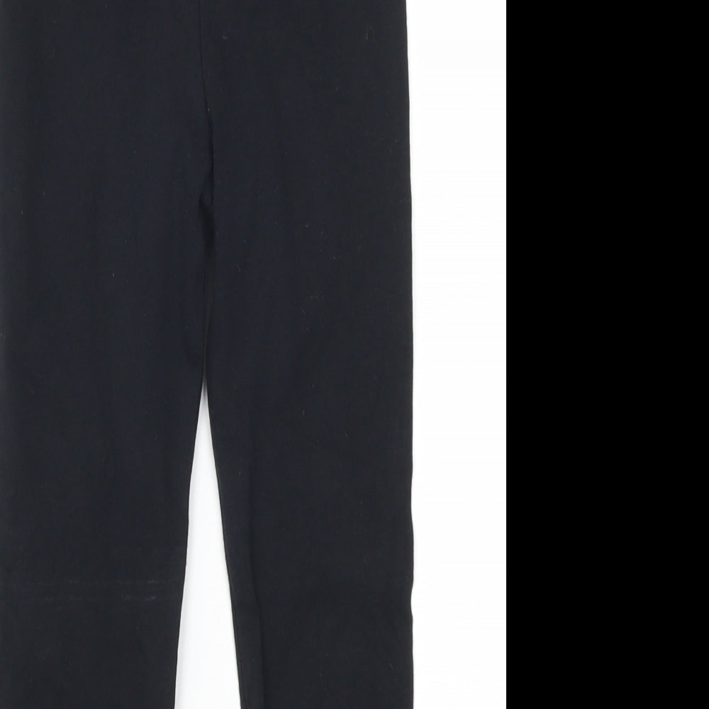 F&F Girls Black   Carrot Trousers Size 5-6 Years