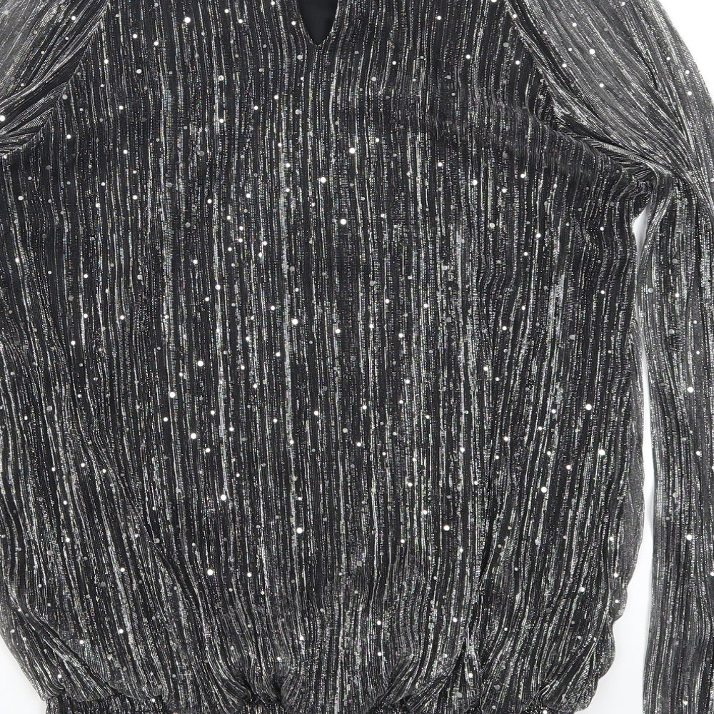 Wallis Womens Silver   Basic Blouse Size 12