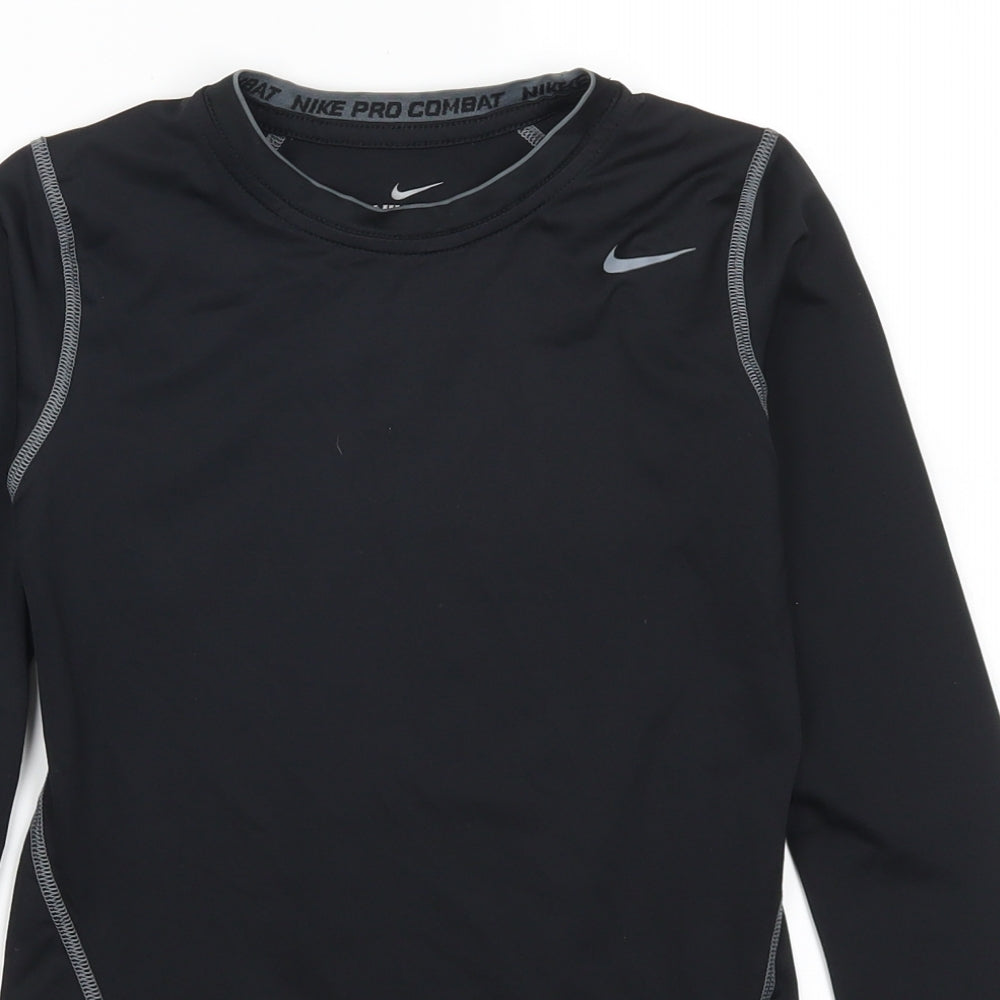 Nike Boys Black   Basic T-Shirt Size 12-13 Years