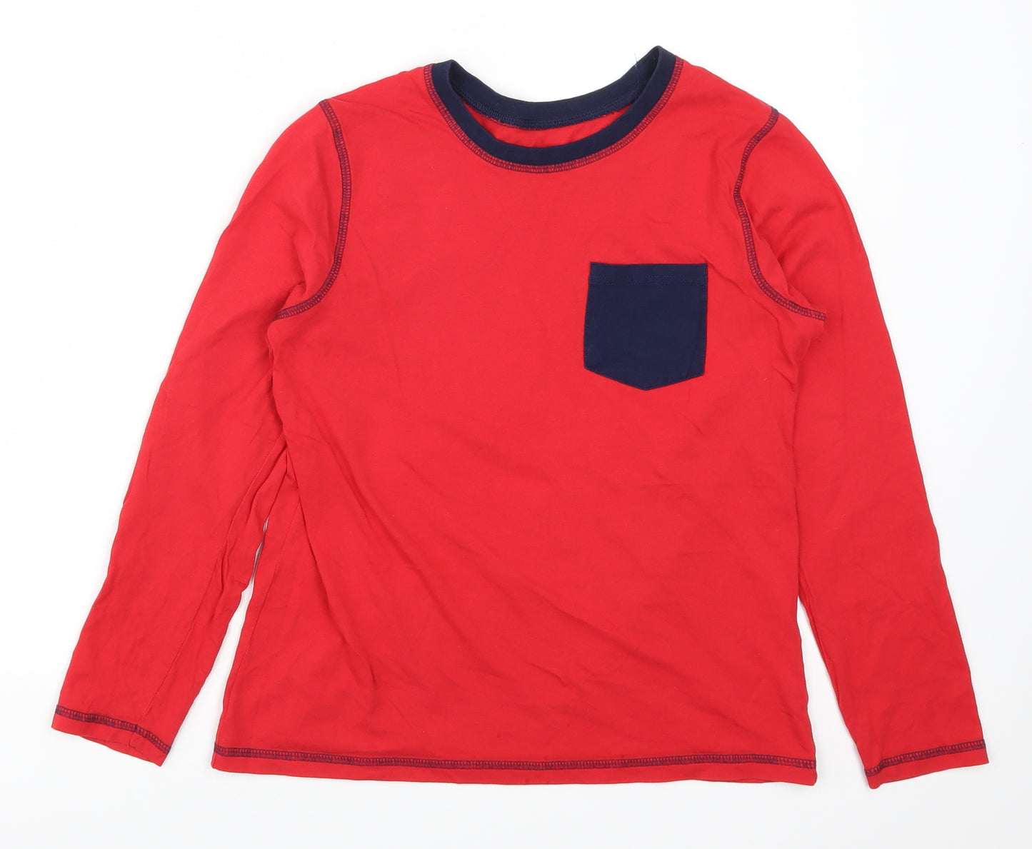 George Boys Red   Basic T-Shirt Size 13-14 Years