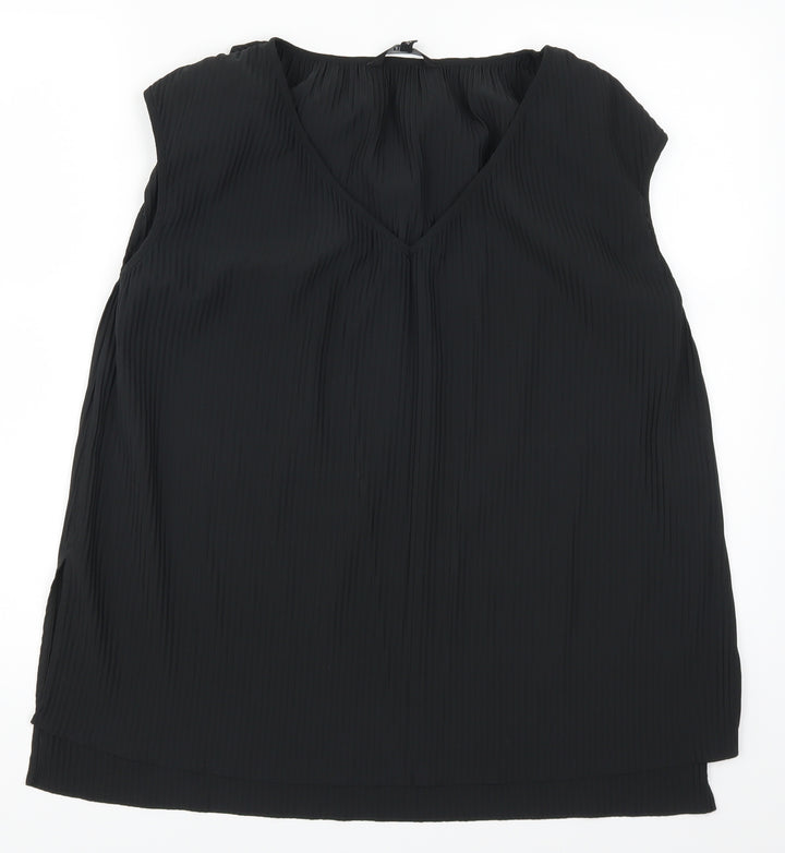 NEXT Womens Black Basic Tank Size 10