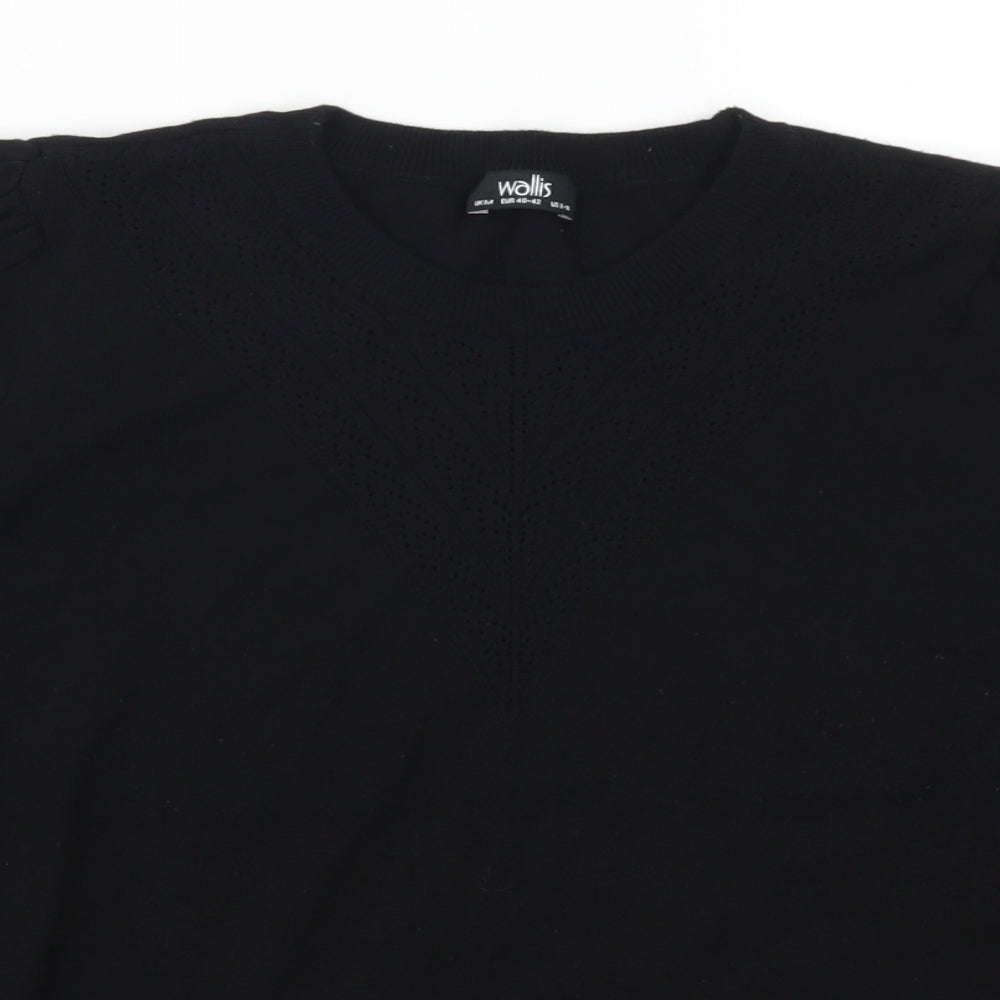Wallis Womens Black   Pullover Jumper Size M