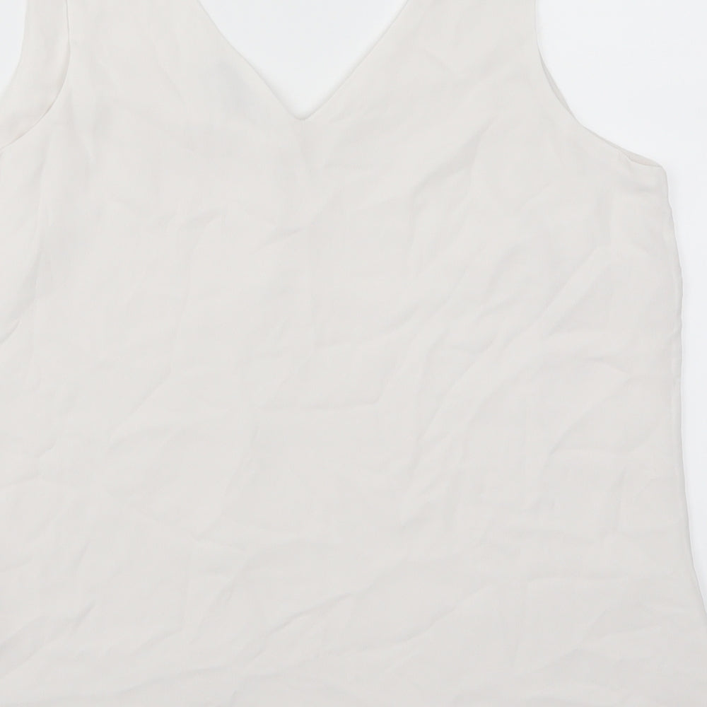 Wallis Womens White   Basic Tank Size 12
