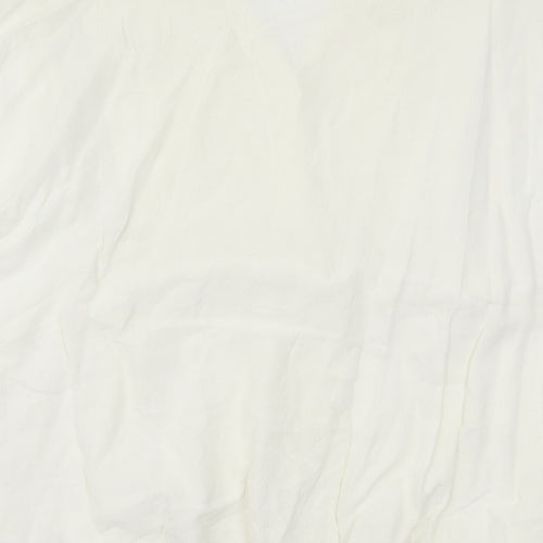 TU Womens White   Basic Blouse Size 10  - Cream