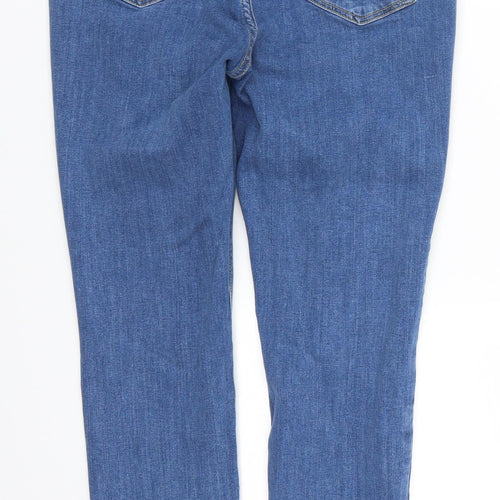 Very Womens Blue  Denim Skinny Jeans Size 14 L27 in