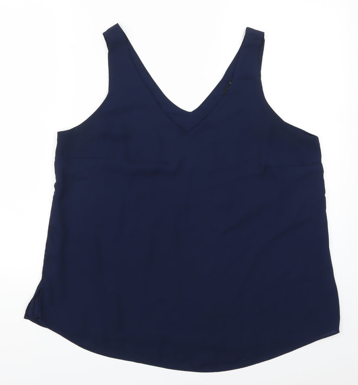 Wallis Womens Blue   Basic Tank Size 12