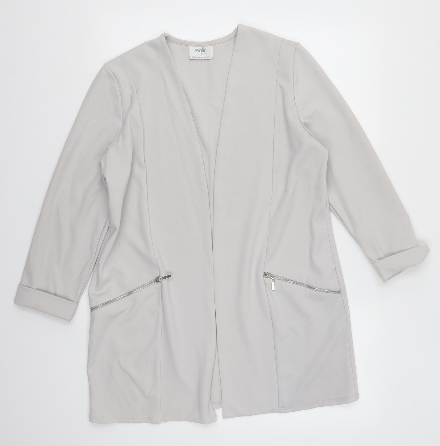 Wallis Womens Grey   Jacket  Size 12