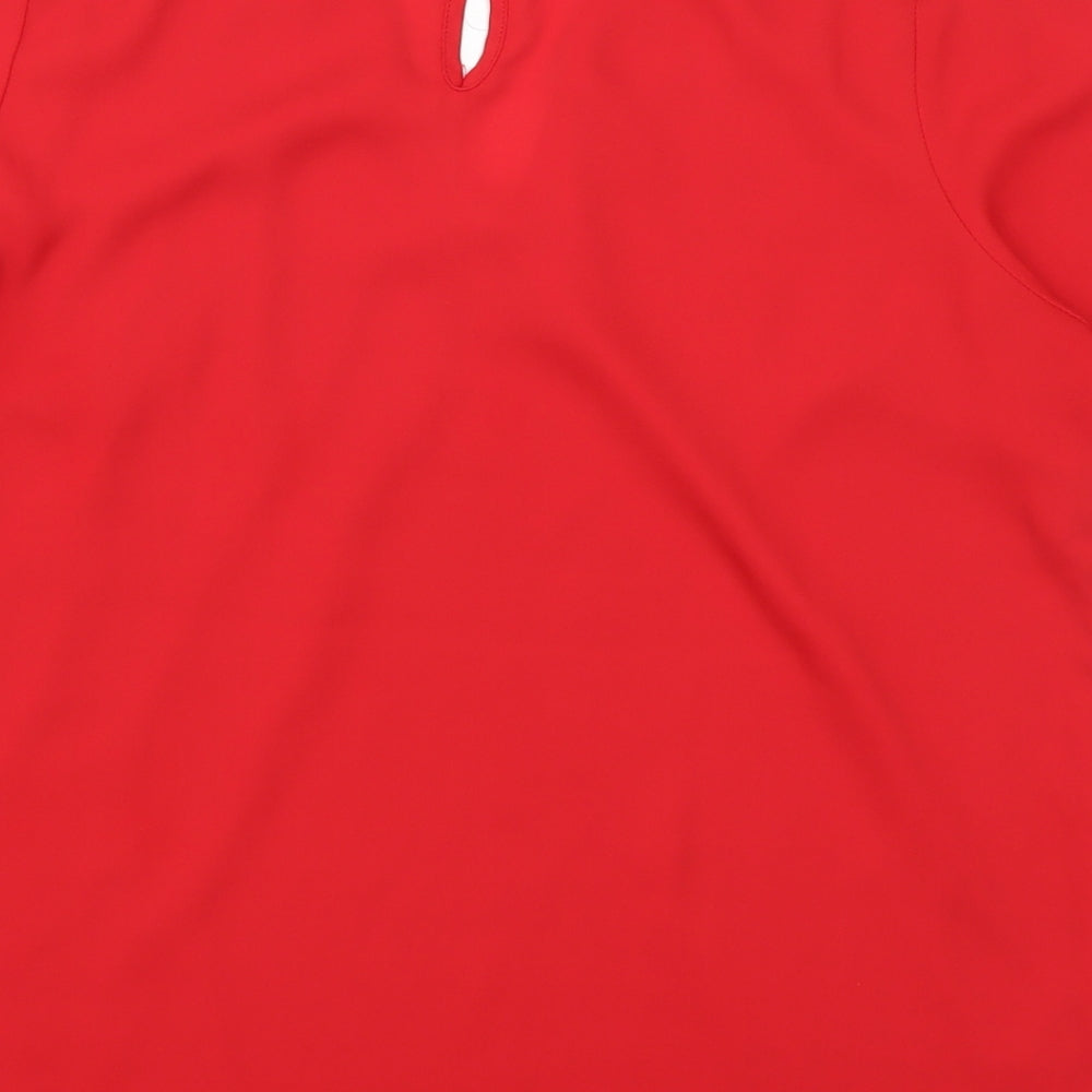 F&F Womens Red   Basic T-Shirt Size 12