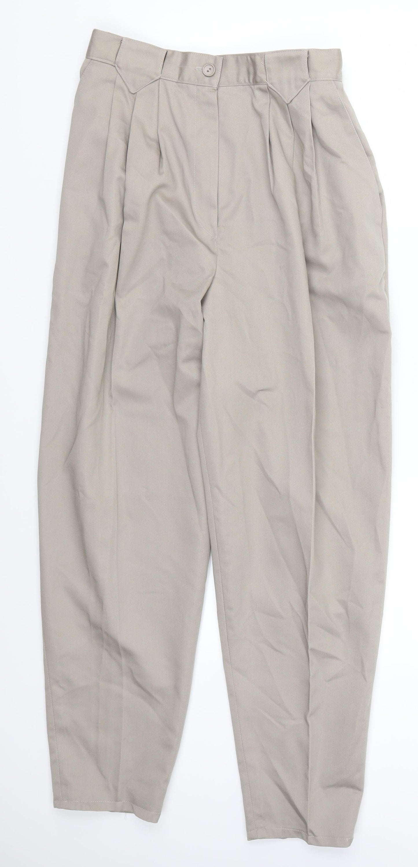 Dorothy Perkins Womens Beige   Chino Trousers Size 14 L27 in