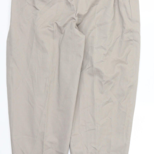 Dorothy Perkins Womens Beige   Chino Trousers Size 14 L27 in