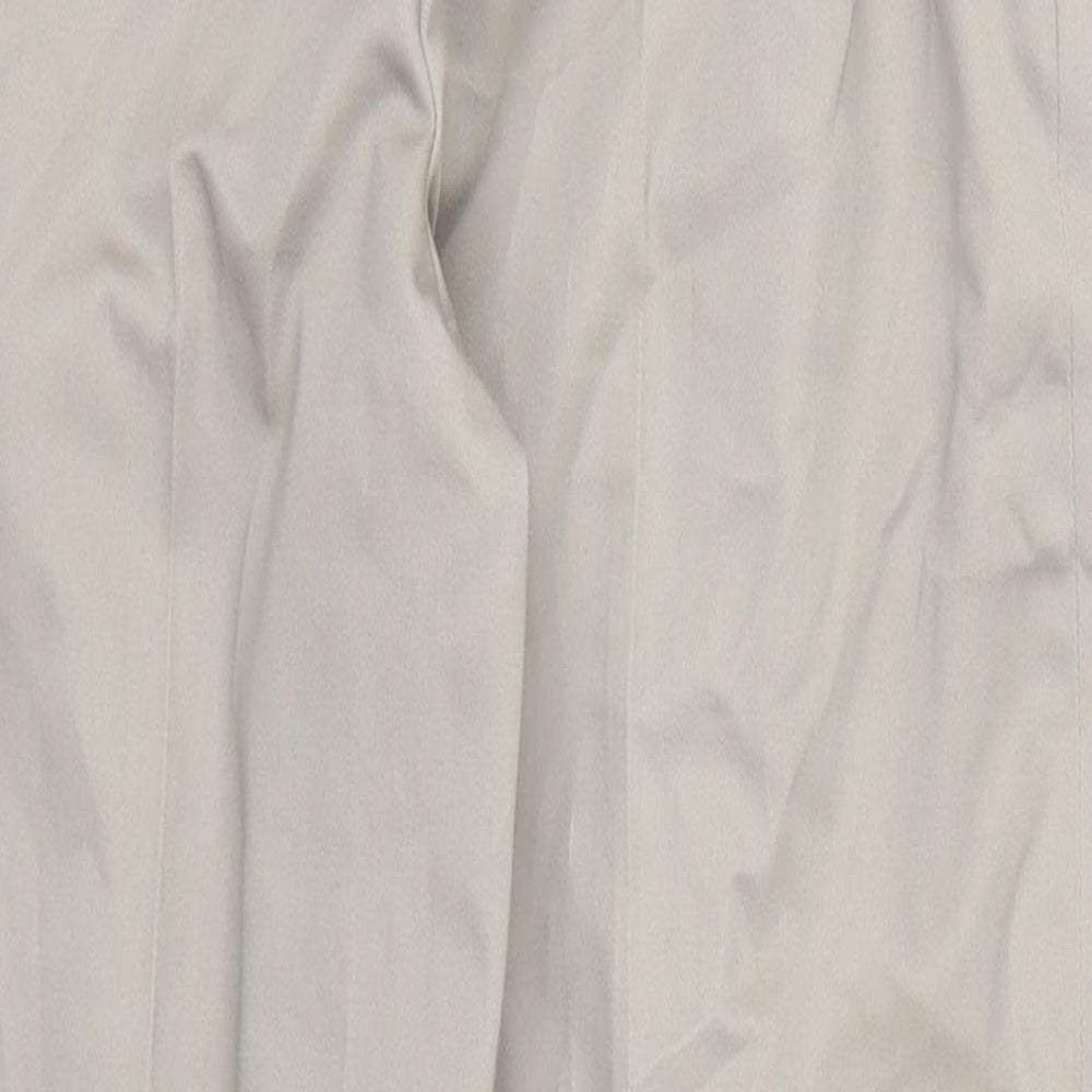 Dorothy Perkins Womens Beige   Chino Trousers Size 14 L27 in