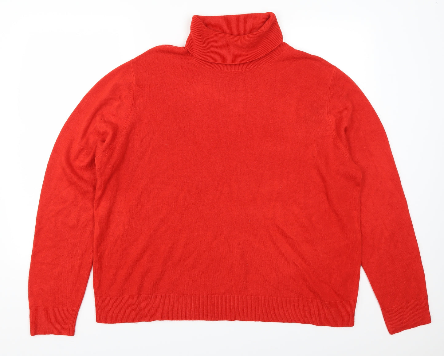 Marks and Spencer Womens Red   Pullover Jumper Size 22