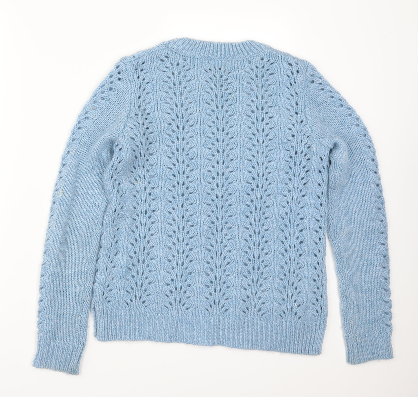 Papaya Womens Blue  Knit Pullover Jumper Size S