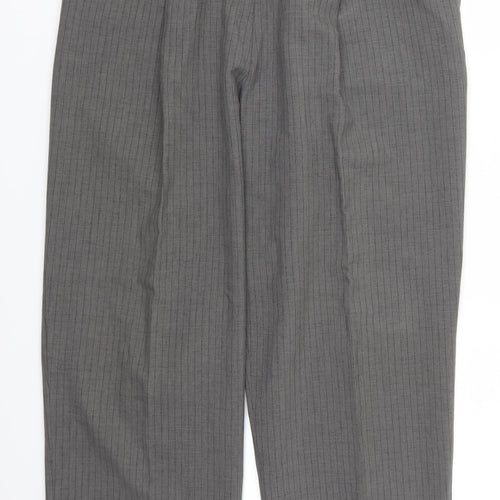 BHS Womens Grey Striped  Trousers  Size 16 L26 in