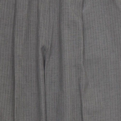 BHS Womens Grey Striped  Trousers  Size 16 L26 in