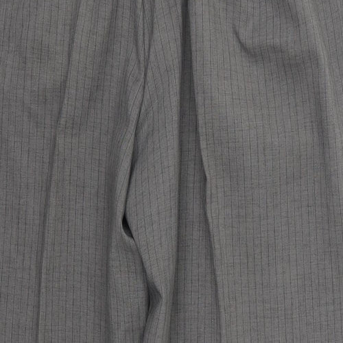 BHS Womens Grey Striped  Trousers  Size 16 L26 in