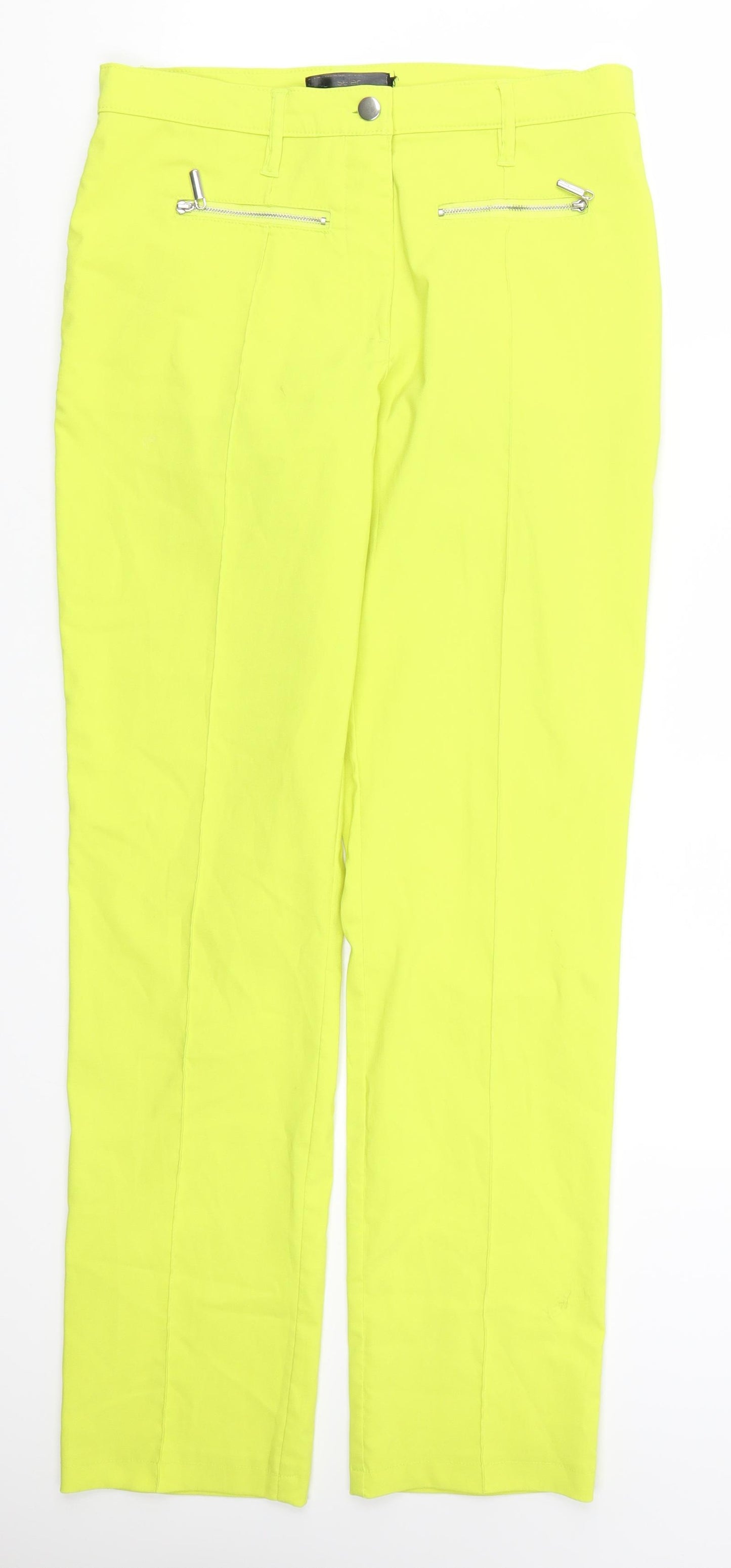 Preworn Womens Yellow   Trousers  Size 31 in L30 in