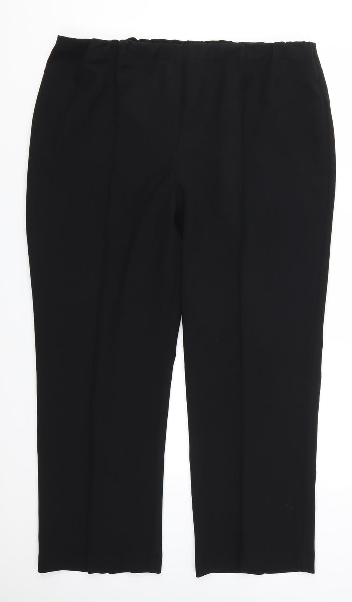 Bonmarché Womens Black   Trousers  Size 20 L27 in