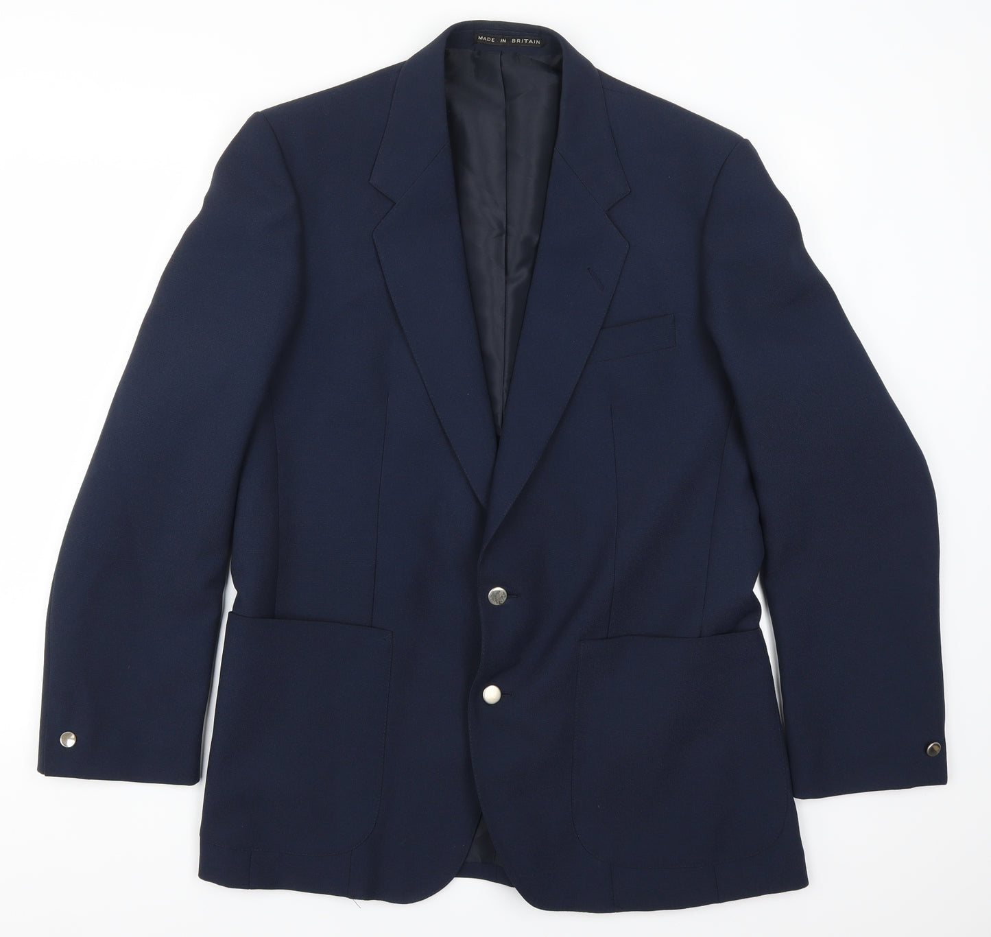 Greenwoods Mens Blue   Jacket Suit Jacket Size 40