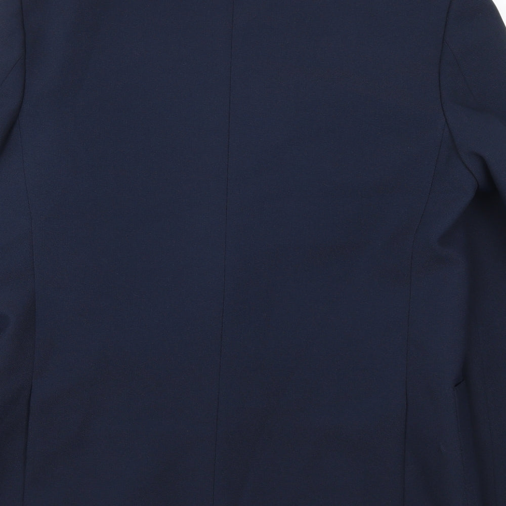 Greenwoods Mens Blue   Jacket Suit Jacket Size 40