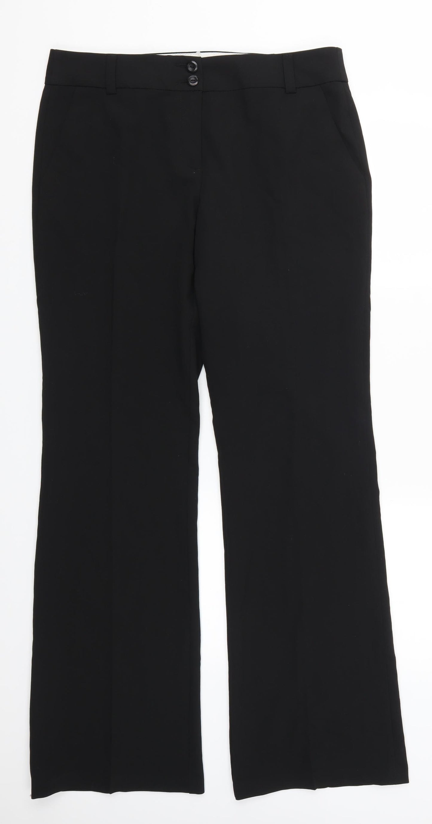 TU Womens Black   Bloomer Trousers Size 14 L32 in