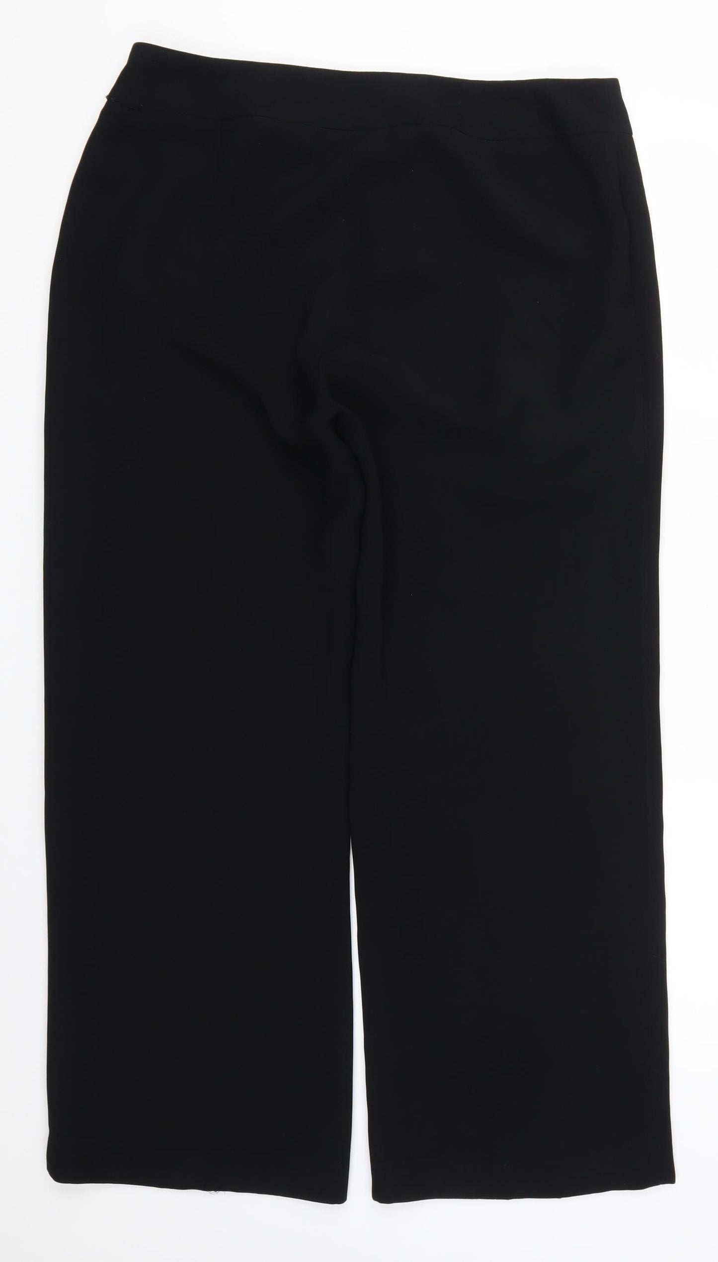 Preworn Womens Black   Trousers  Size 34 in L28 in