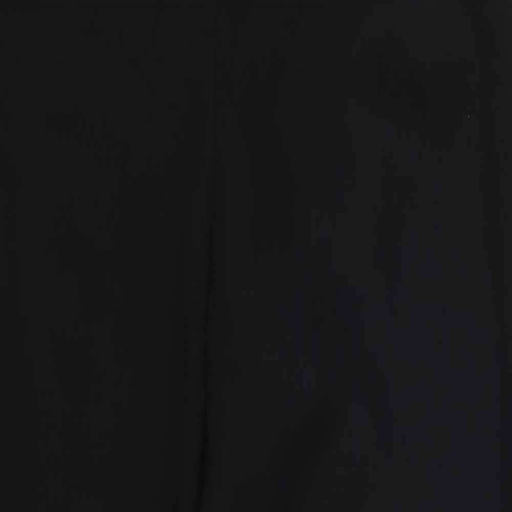 Preworn Womens Black   Trousers  Size 34 in L28 in