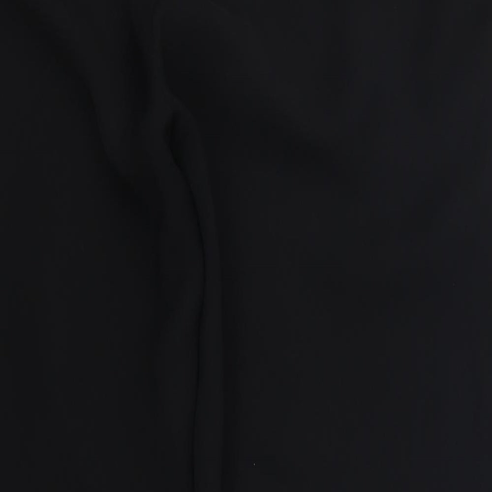 Preworn Womens Black   Trousers  Size 34 in L28 in