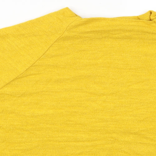 H&M Womens Yellow   Pullover Jumper Size L