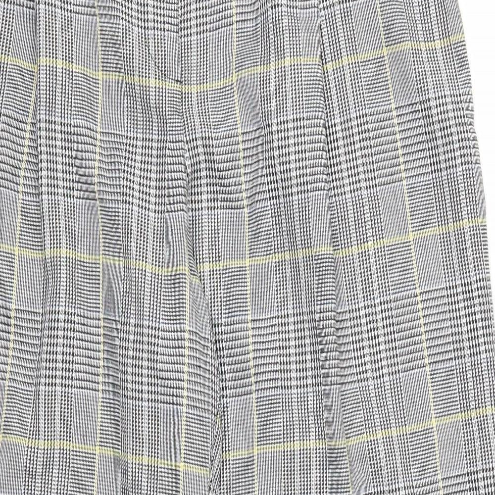 Primark Womens Grey Houndstooth  Trousers  Size 16 L30 in