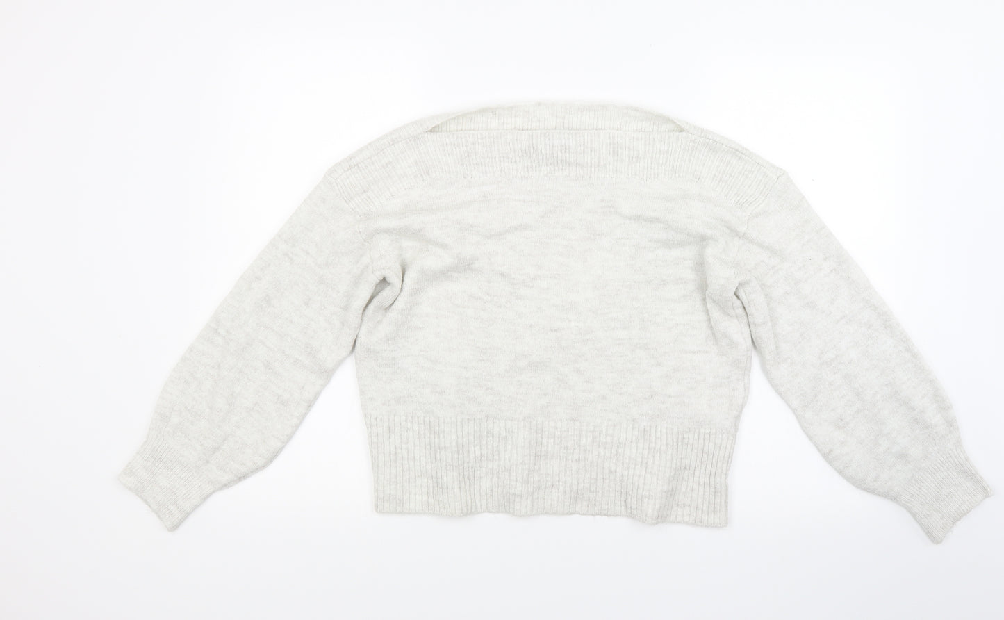 Marks and Spencer Womens Grey  Knit Pullover Jumper Size M