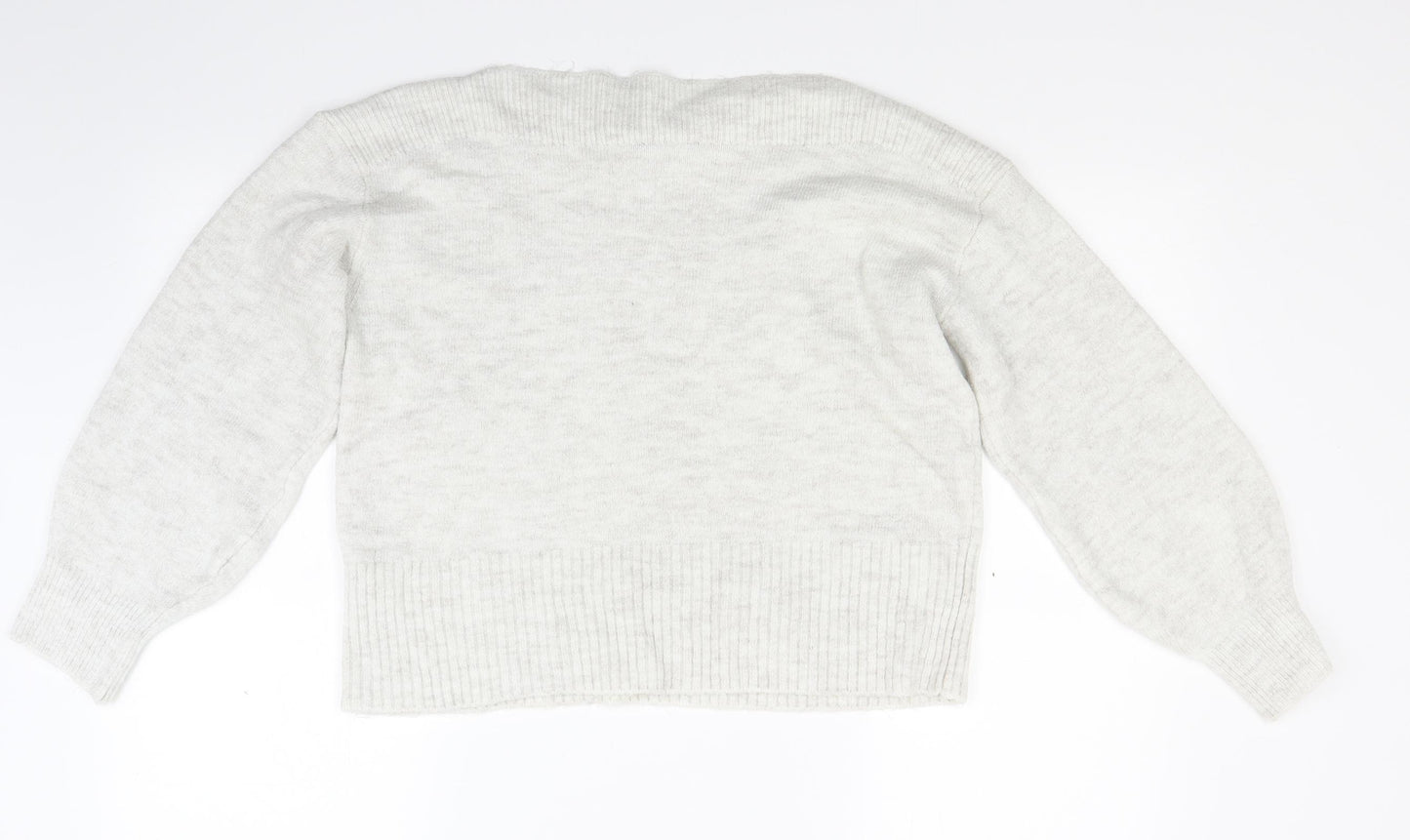 Marks and Spencer Womens Grey  Knit Pullover Jumper Size M