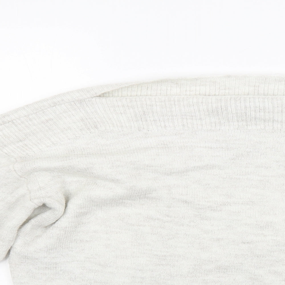 Marks and Spencer Womens Grey  Knit Pullover Jumper Size M