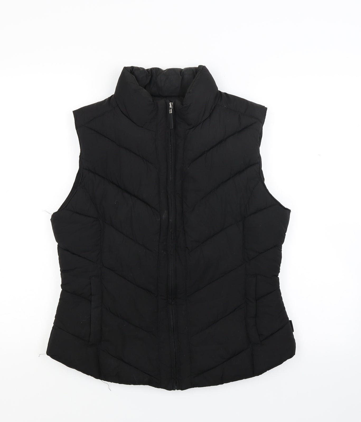 George Womens Black   Gilet Coat Size 14