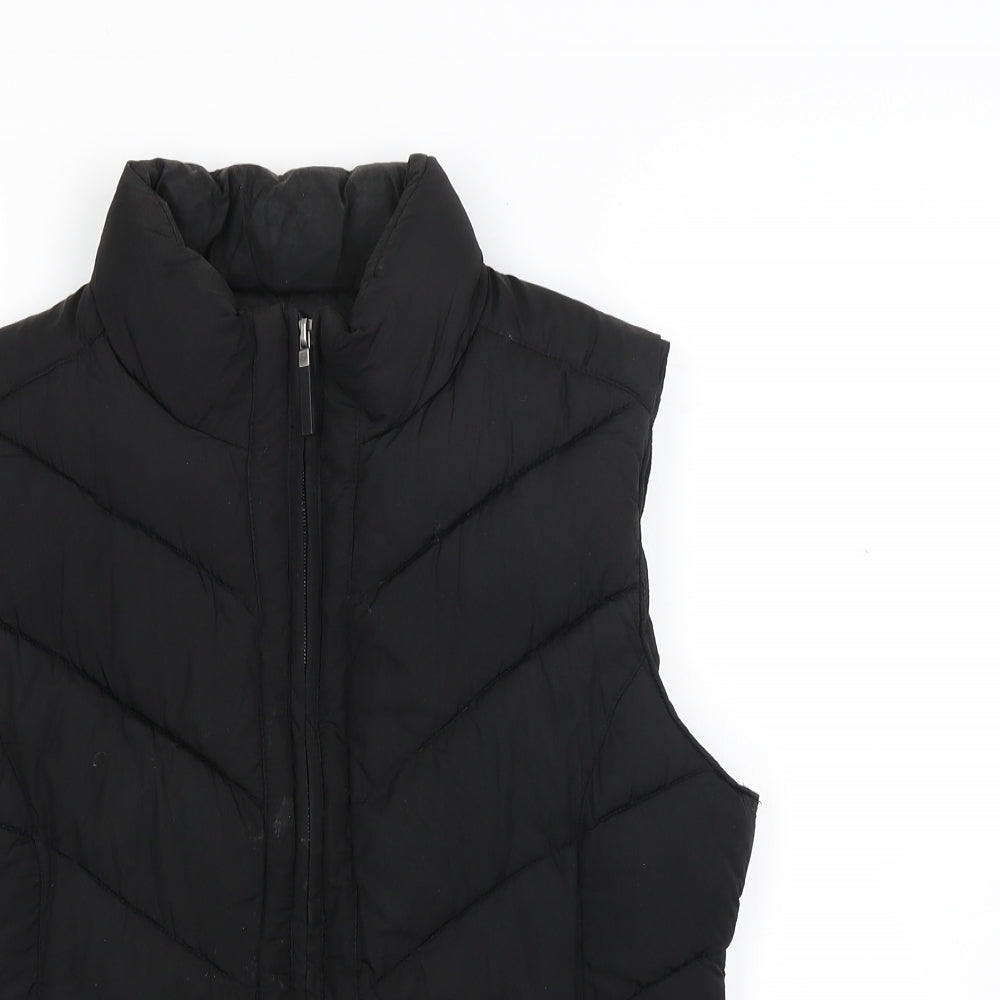 George Womens Black   Gilet Coat Size 14