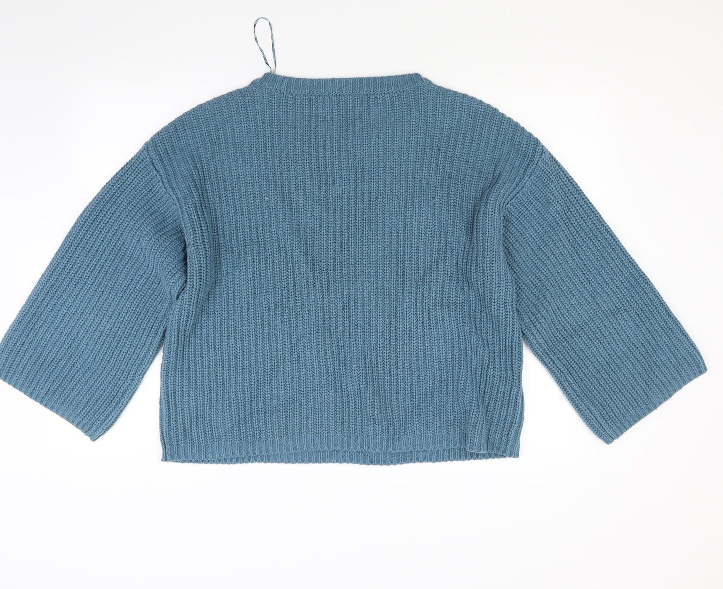 TU Womens Blue  Knit Pullover Jumper Size 16