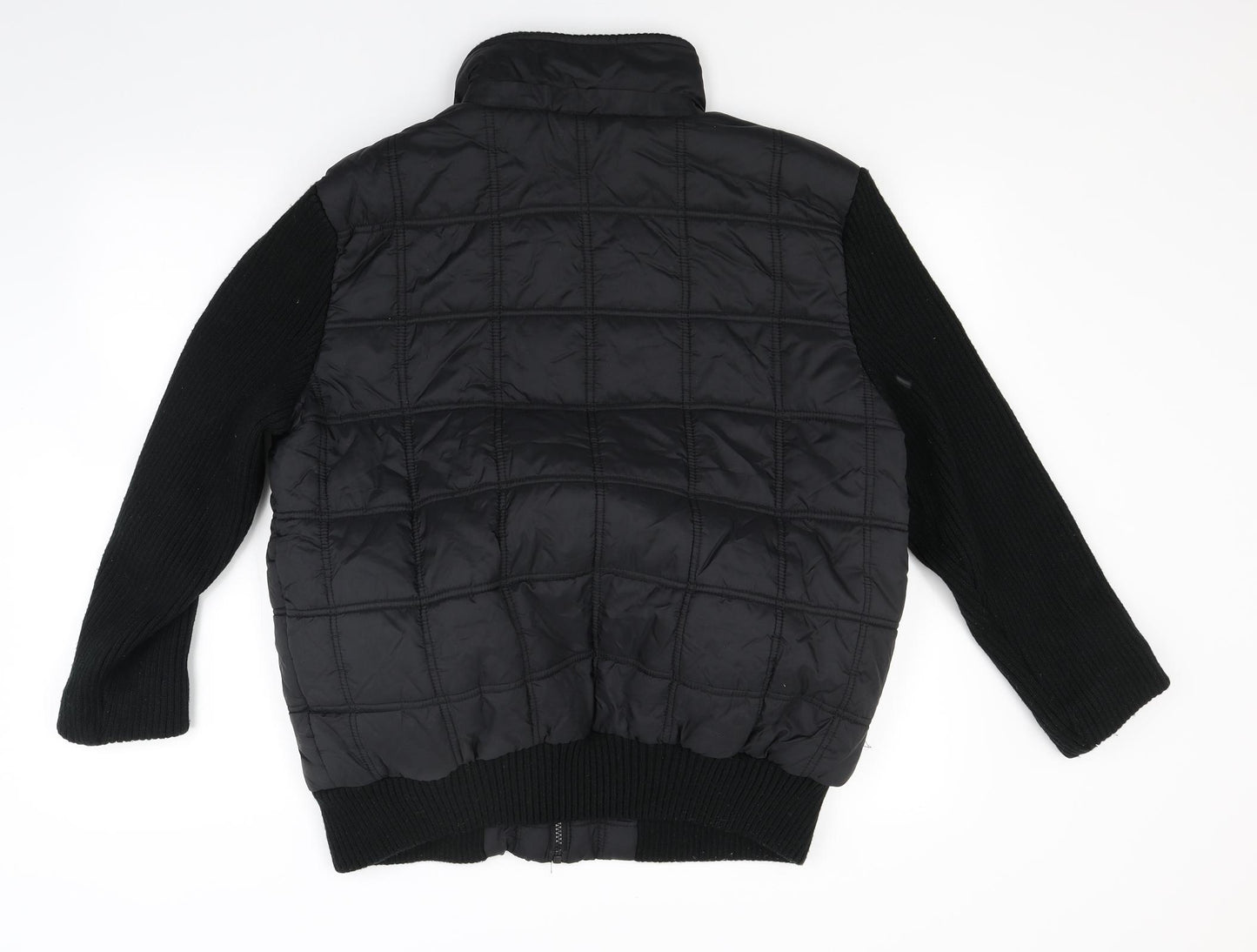 Ceader wood state Mens Black  Canvas Jacket Coat Size M