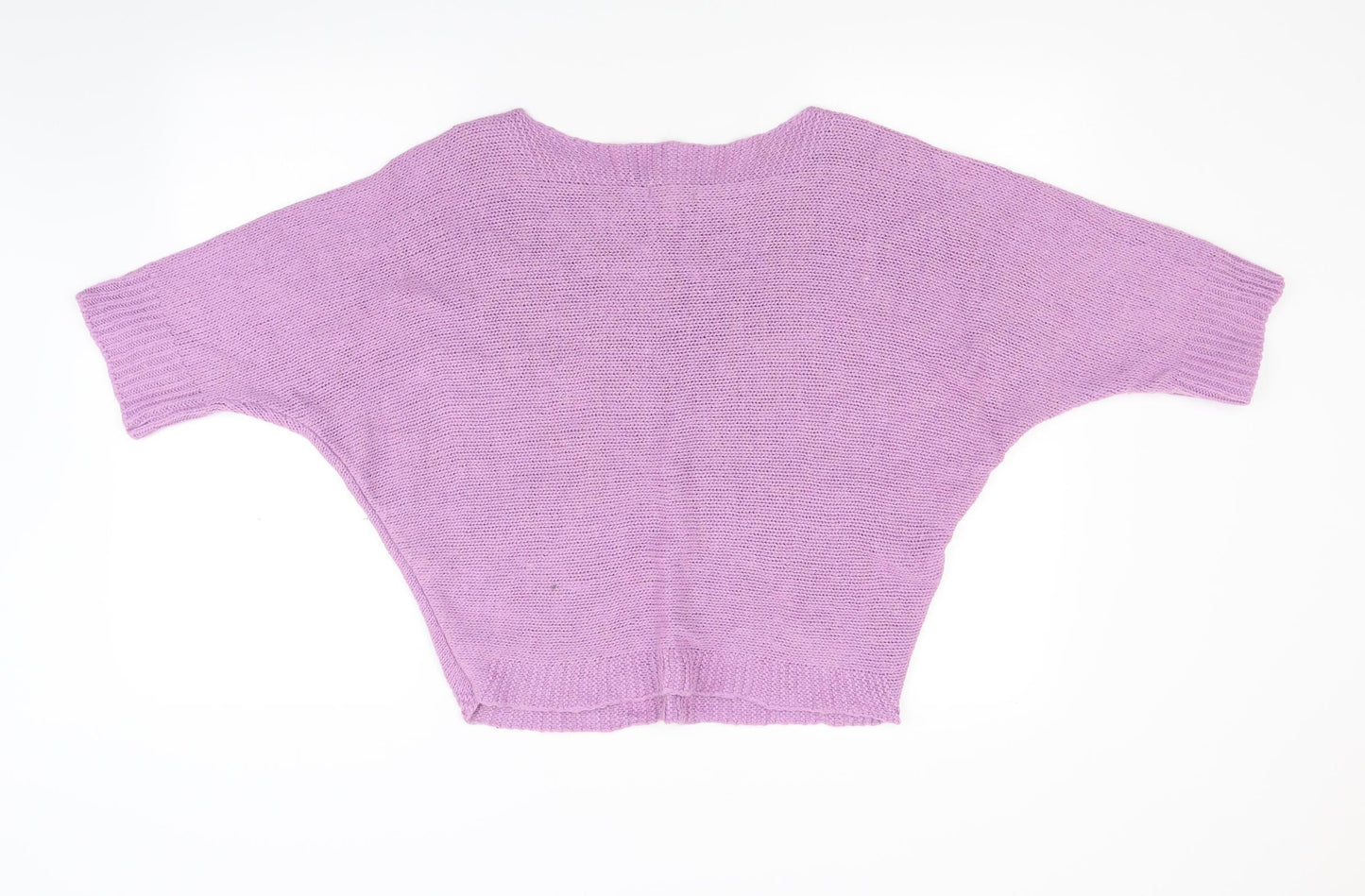 Preworn Womens Purple  Knit Pullover Jumper Size M