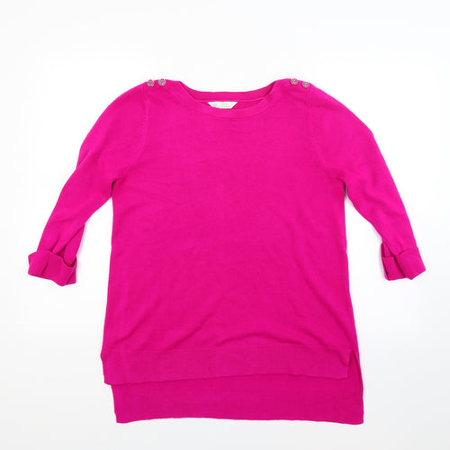 BHS Womens Pink  Knit Pullover Jumper Size 14