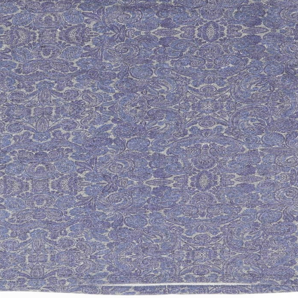 George Womens Blue Paisley Jacquard Pullover Sweatshirt Size 10